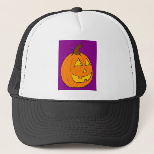 Jack o'Lantern Lila Hat Truckerkeps