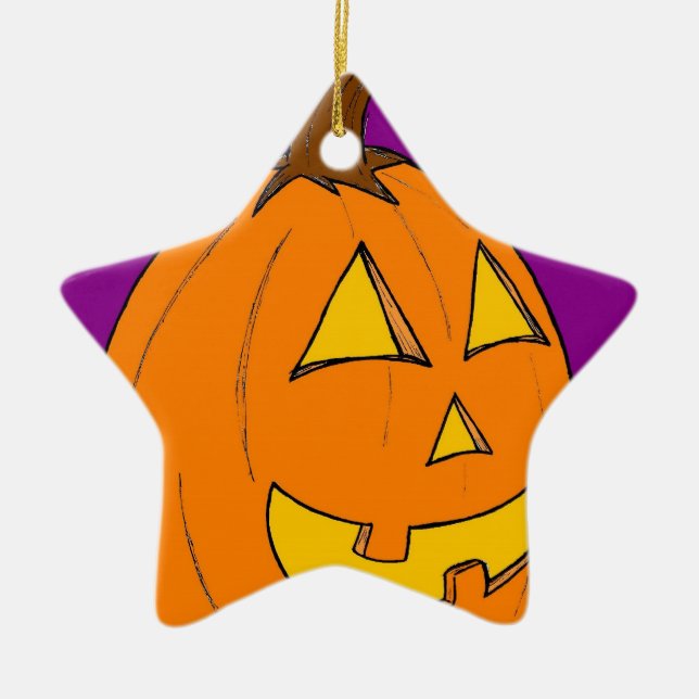 Jack o'Lantern Lila Ornament (Framsidan)