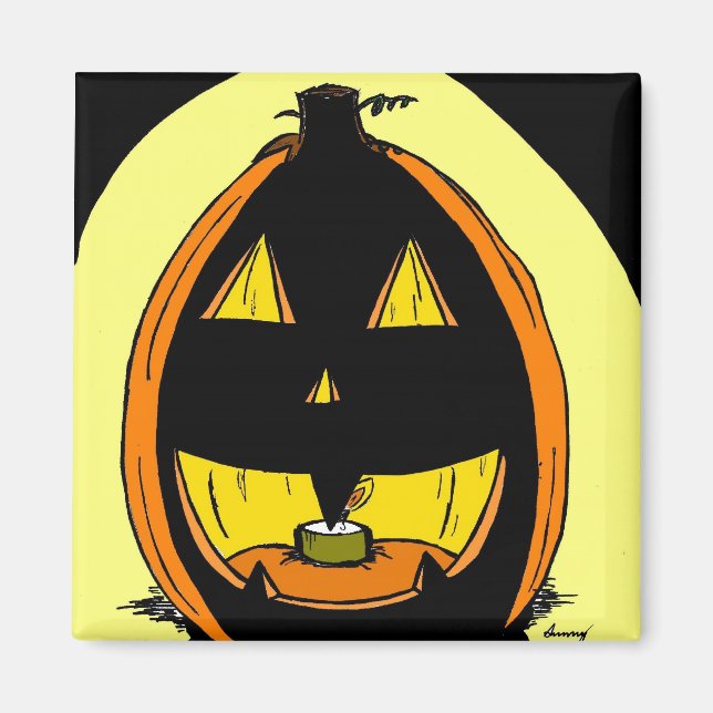 Jack o'Lantern Magnet (Framsidan)