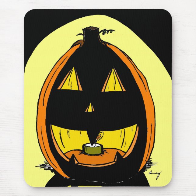 Jack o'Lantern Mousepad Musmatta (Framsidan)