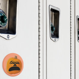 Jack o'Lantern Olycklig Ansikte, Halloween Pumpkin Magnet