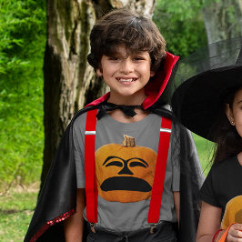 Jack o'Lantern Olycklig Ansikte, Halloween Pumpkin T-shirt