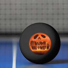 Jack o'lantern pumkin Halloween bord tennis Pingisboll