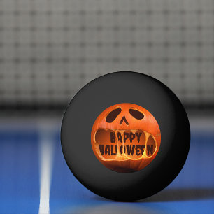 Jack o'lantern pumkin Halloween bord tennis Pingisboll