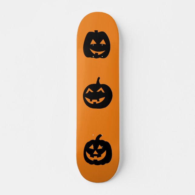JACK O'LANTERN PUMPKIN SKATEBOARD DECK (Framsida)