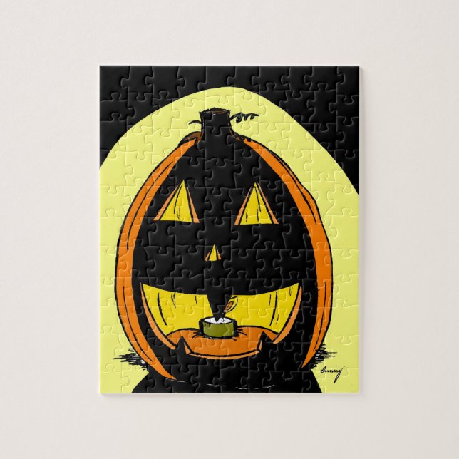 Jack o'Lantern Puzzle Pussel (Vertikal)