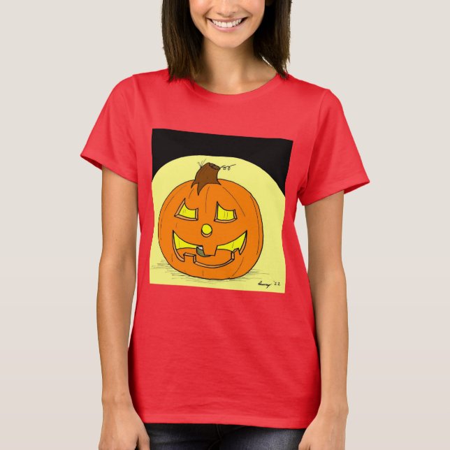 Jack o'Lantern Shirts T Shirt (Framsida)