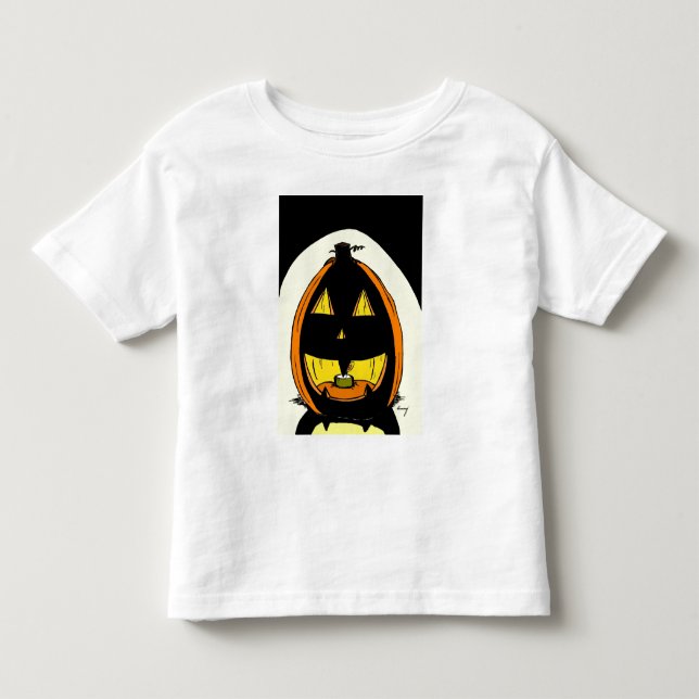 Jack o'Lantern Småbarn T-Shirt (Framsida)