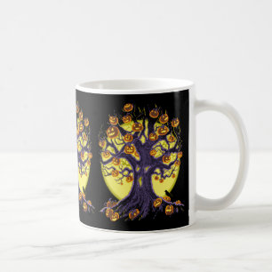 Jack O'Lantern Träd Kaffemugg