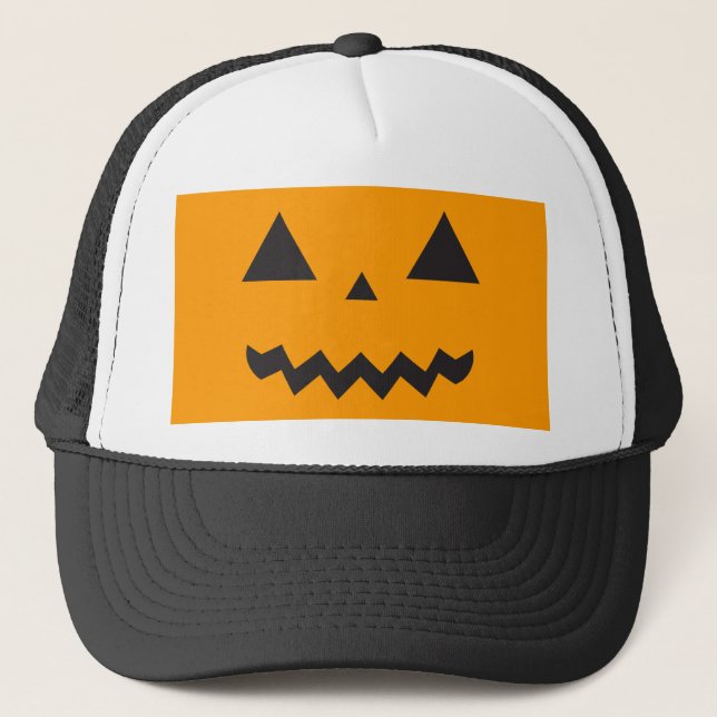 Jack O'Lantern Truckerkeps (Framsida)