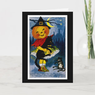 Jack o'Lantern Witch Kort