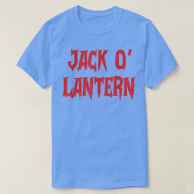 Jack O'Lanternapparat T Shirt (Design framsida)
