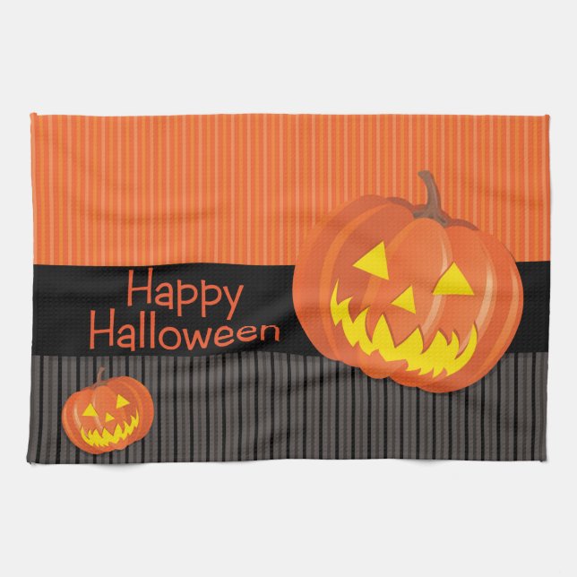 Jack O'Lanternor! Kökshandduk (Horisontell)