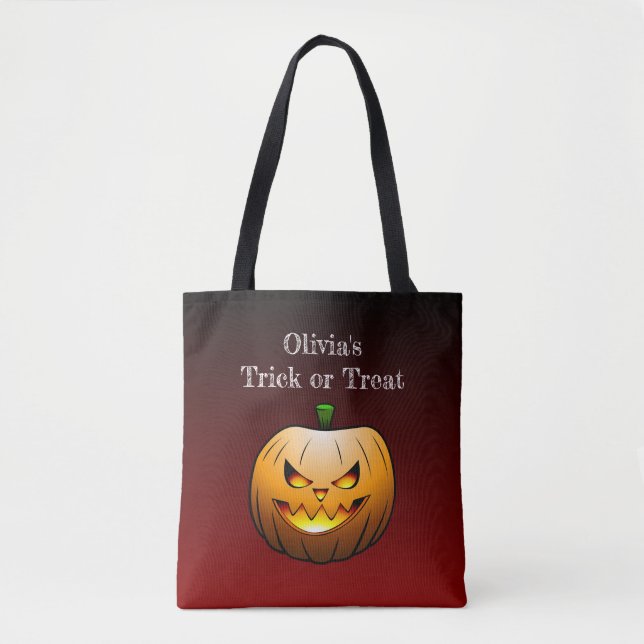 Jack O'lanterns Halloween Tygkasse (Framsida)
