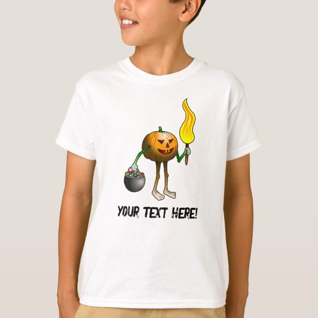 Jack O'lantern's Trick or Treat T Shirt (Framsida)
