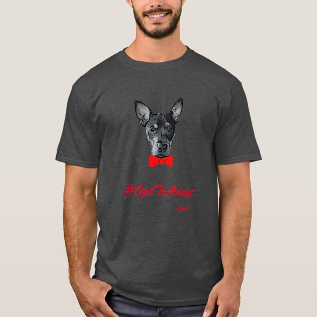 Jack#OptToAdopt #2 (åtskilliga färgalternativ) T Shirt (Framsida)