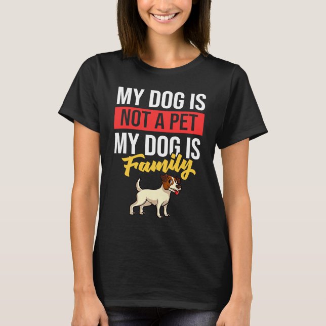 Jack Parson Russell Terrier Dog Puppies Owner Love T Shirt (Framsida)