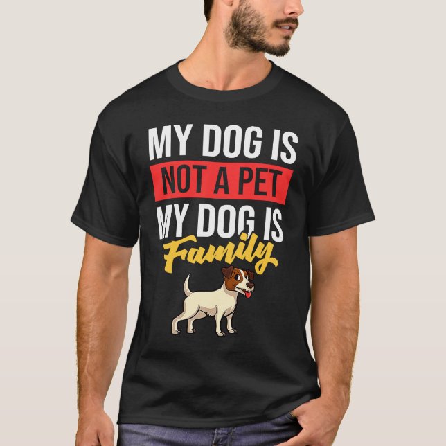Jack Parson Russell Terrier Hund Puppies Owner Kär T Shirt (Framsida)