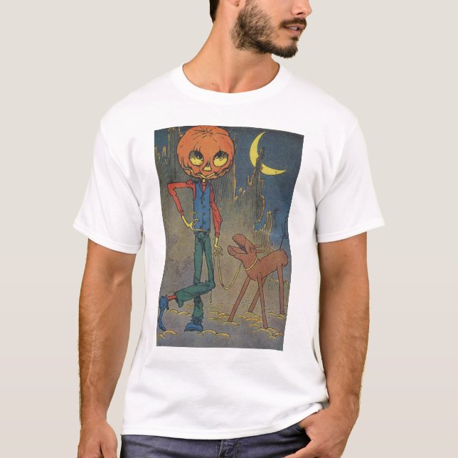 Jack Pumpkinhead och sawhorsen T Shirt (Framsida)