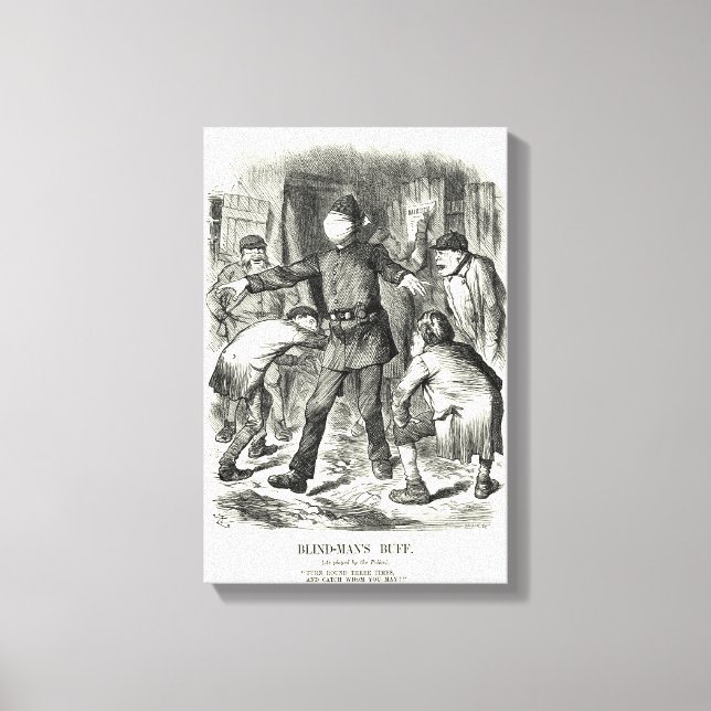 Jack Ripper - Blind Man's Buff, 1888 Canvastryck (Framsida)