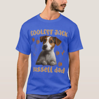 Jack Russel Älskare Citat Jack Russell Pappa vinta T Shirt