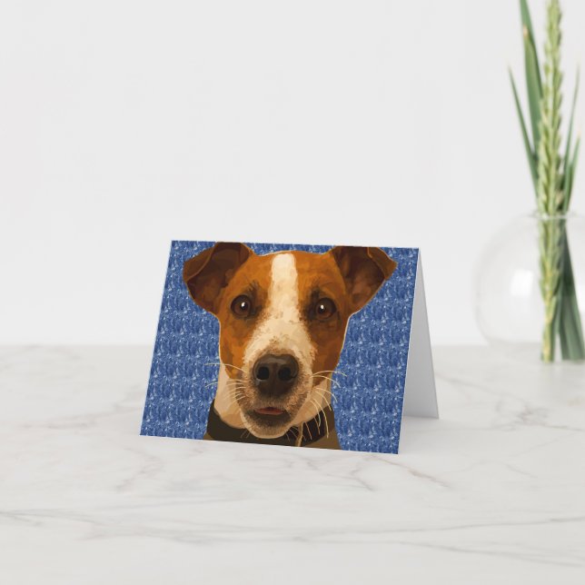 Jack Russel Cosby Card Helgkort (Framsida)