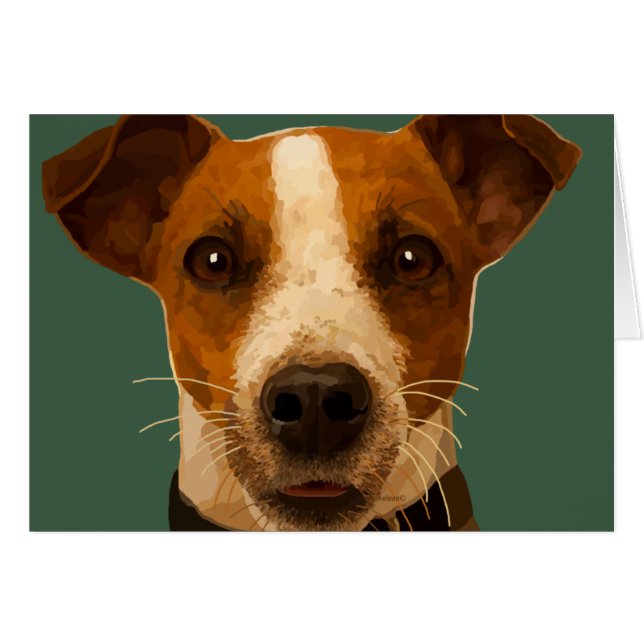 Jack Russel Cosby Card OBS Kort (Framsidan Horizontal)