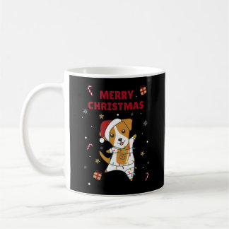 Jack Russel jul Hund Winter Animals Hundar Kaffemugg
