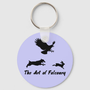 Jack Russel och Falconry Nyckelring
