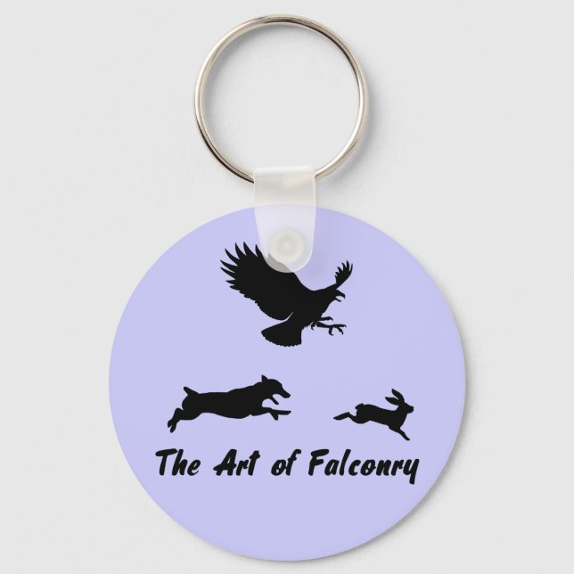Jack Russel och Falconry Nyckelring (Framsida)
