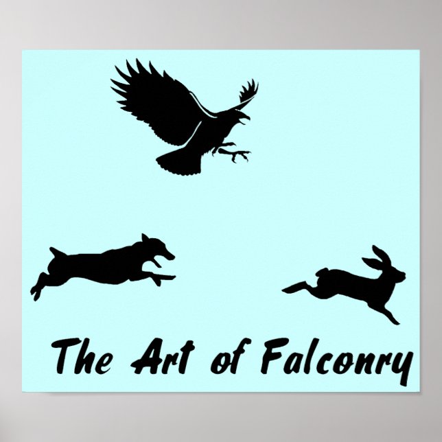 Jack Russel och Falconry Poster (Framsidan)