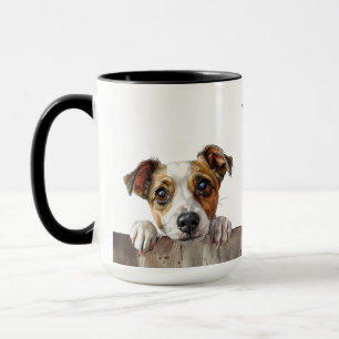 Jack Russel Terrier Hund Mugg