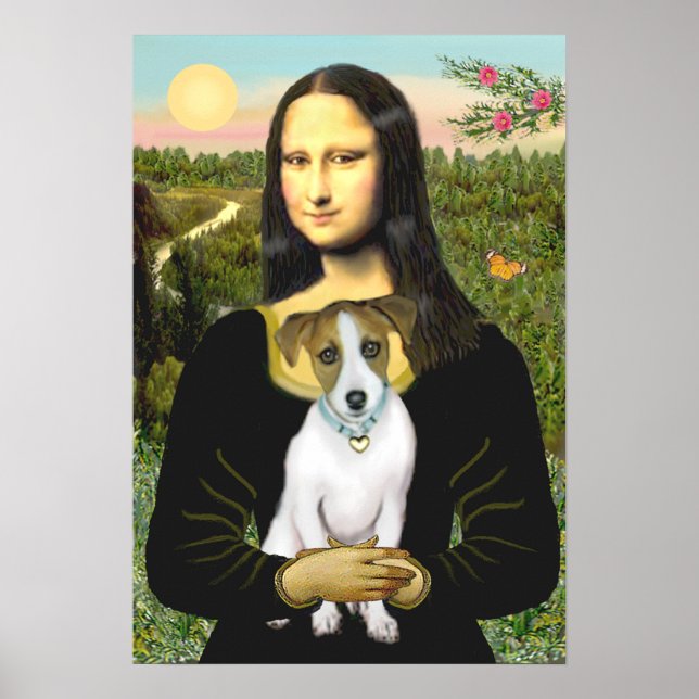 Jack Russell 10 - Mona Lisa Poster (Framsidan)