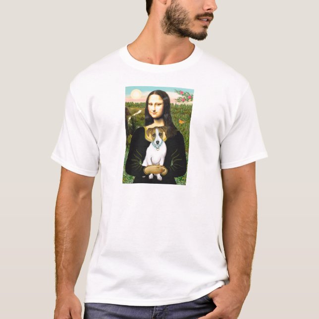 Jack Russell 10 - Mona Lisa T-shirt (Framsida)