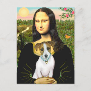 Jack Russell 10 - Mona Lisa Vykort