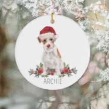 Jack Russell Anpassningsbar jul Ornament