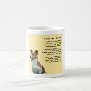 Jack Russell Design Mugg med Dikt Morsa