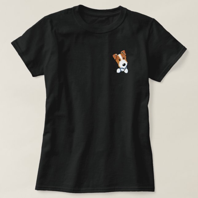 Jack Russell Fick Puppy T Shirt (Design framsida)