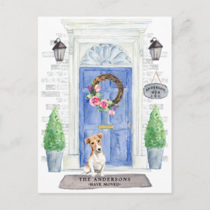 Jack Russell Flyttningskort Vykort