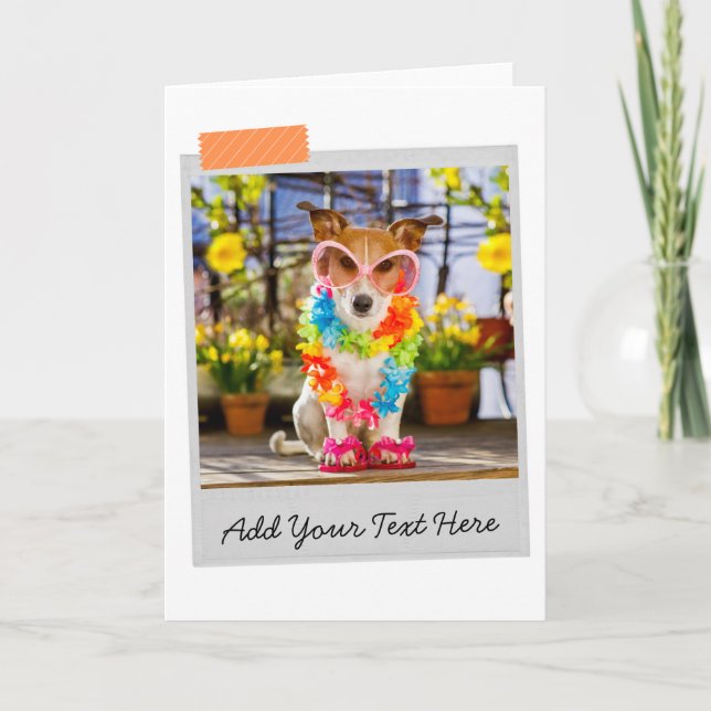 Jack Russell Funny Card Kort (Framsida)