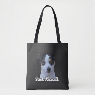 Jack Russell Funny Quote - I Kärlek My Jack Russel Tygkasse