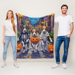 Jack Russell Halloween-kostymer för trick-or-treat Fleecefilt