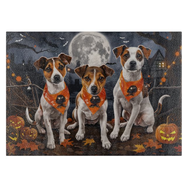 Jack Russell Halloween Kuslig (Framsidan)