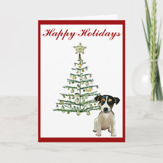 Jack Russell Helgdag Card Helgkort
