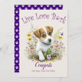 Jack Russell Hund Adoption, Gotcha Day Kort