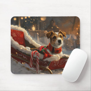 Jack Russell Hund jul Festive Musmatta