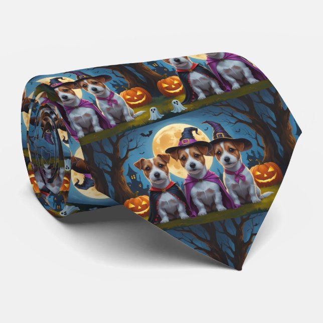 Jack Russell Hundar Pumpkin Halloween Funny Slips (Rullad)