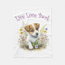 Jack Russell Hundmamma Blommig