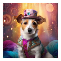 Jack Russell i Colorful Costume
