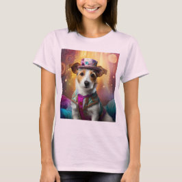 Jack Russell i Colorful Costume T Shirt